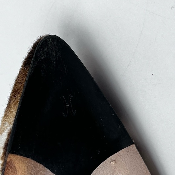 Cole Haan Collection Signature Pony Hair Leopard Print Brown Slip on Heels 9.5 - Picture 13 of 16